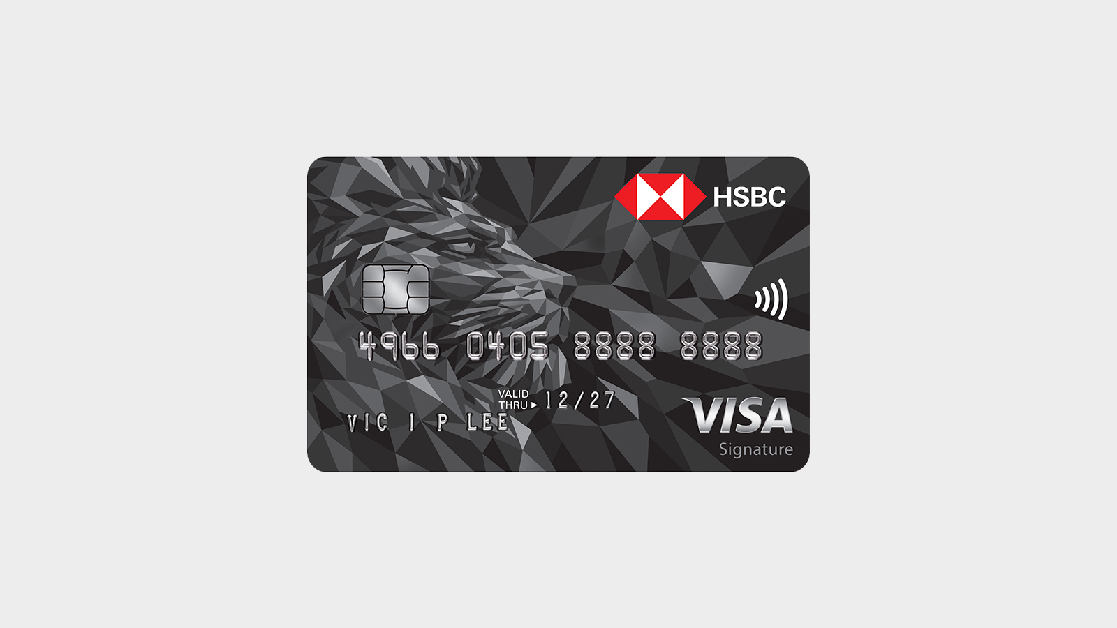Visa Signature官方卡面